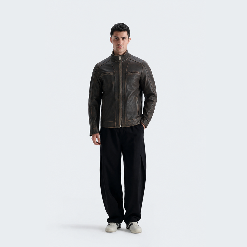 MEN leather jacket